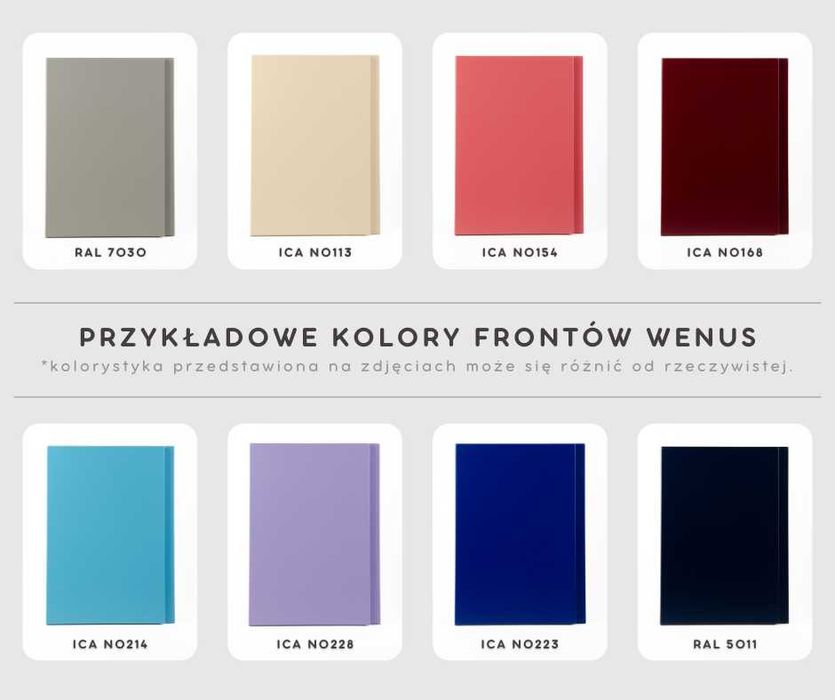 DW LAKIER Kuchnia WENUS meble szafki kuchenne mat TRANSPORT wycena