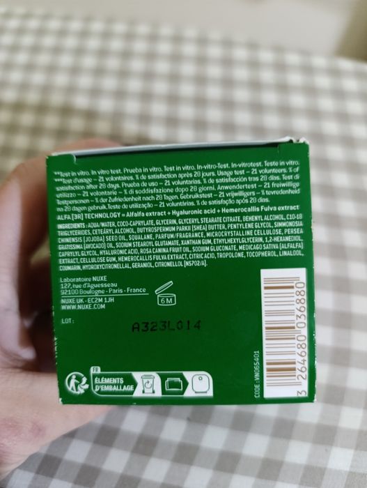 Creme Nuxe anti-idade