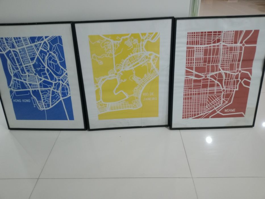 Vendo três quadros individuais a 10€ cada um