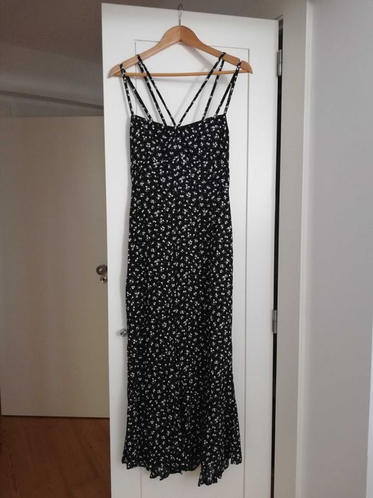 Vestido de alças, 100% algodão