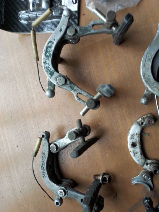 Тормозной механизм спортивного вело. ХВЗ, СССР.