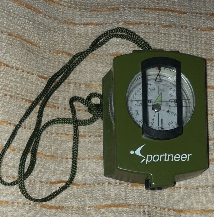 Тактичний військовий компас металевий, професійний навігаційний компас