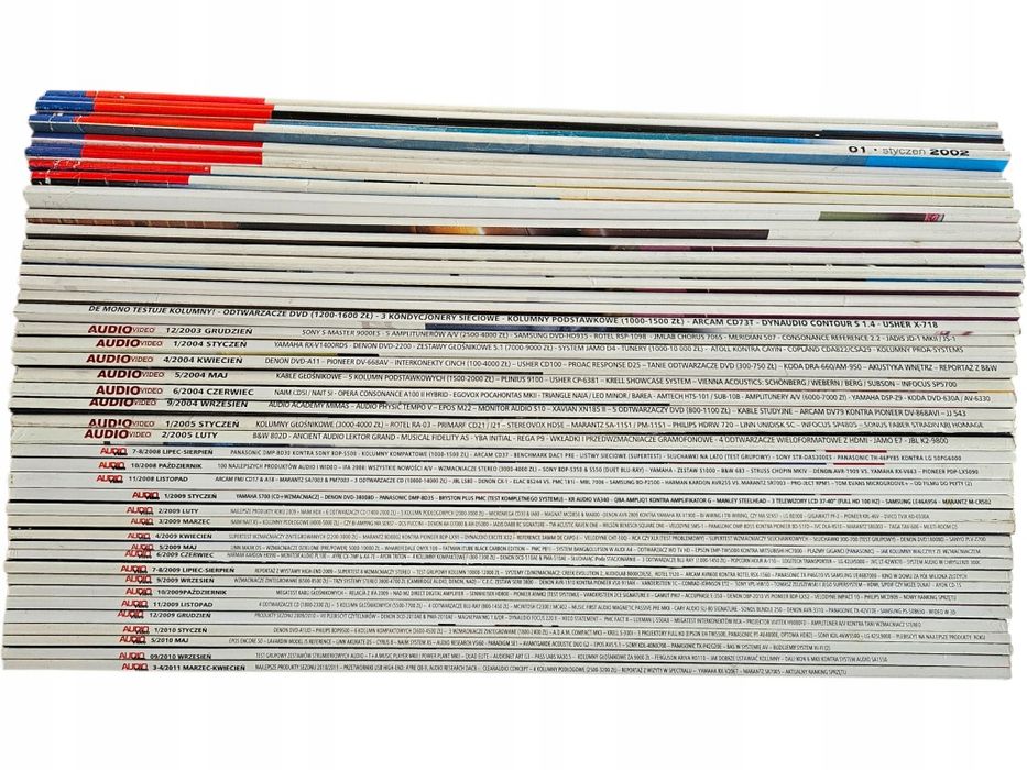 Pakiet 48x Audio Video Magazyn Hi-Fi Testy Sprzęt Audio 2002-11