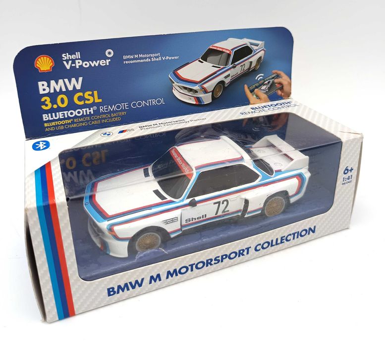 Auto zdanlnie sterowane BMW 3.0 CSL Motorsport Shell – RC Bluetooth