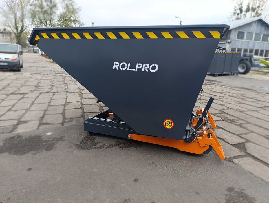 Kontener samowyładowczy/Koleba/Pojemnik do widlaka 1500l PREMIUM !!!