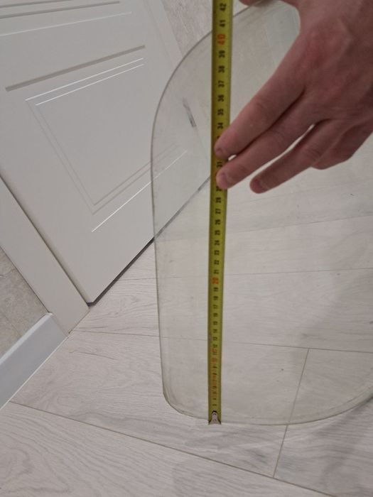 Скло для автобуса заднє вигнуте 43 на 163