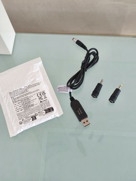 Кабель для роутера без світла DC 5V до 9V/12V USB powerbank  ups