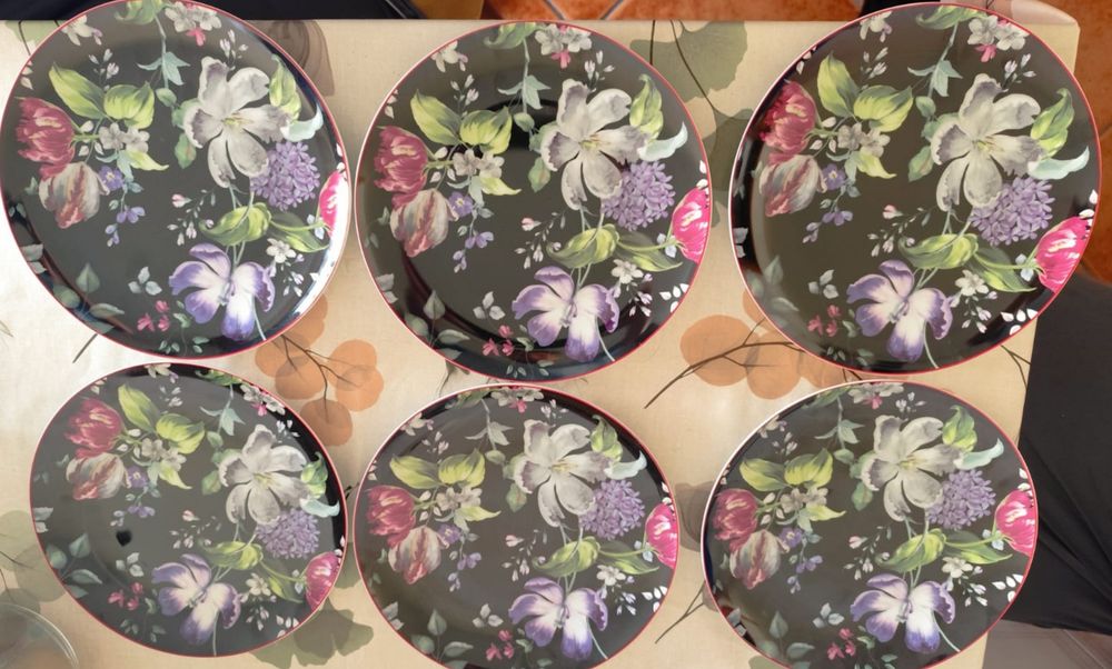 Pratos de porcelana