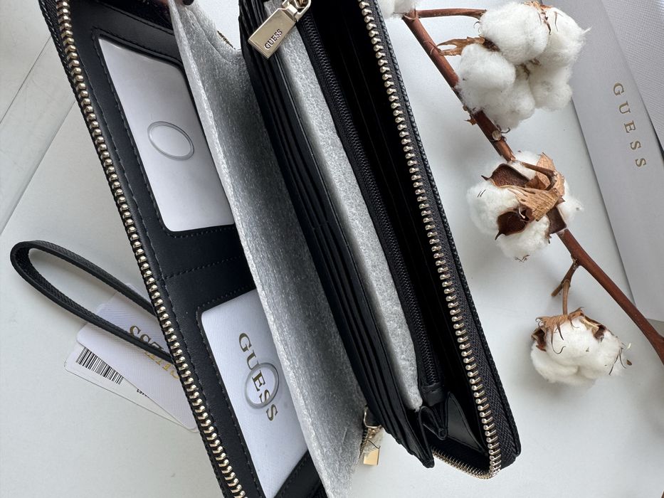 Кошелек Guess з цінником оригінал новий гаманець з бірками, з коробкою