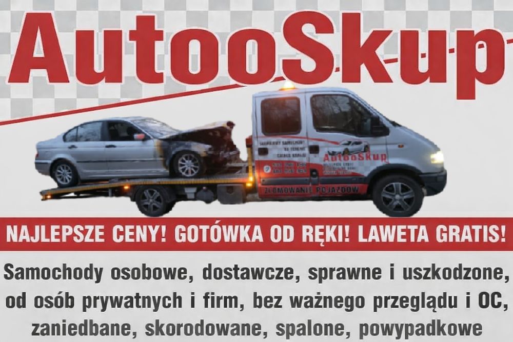 Skup Aut Kasacja Pojazdów Złomowanie Aut Skup Samochodów Auto Skup 24h