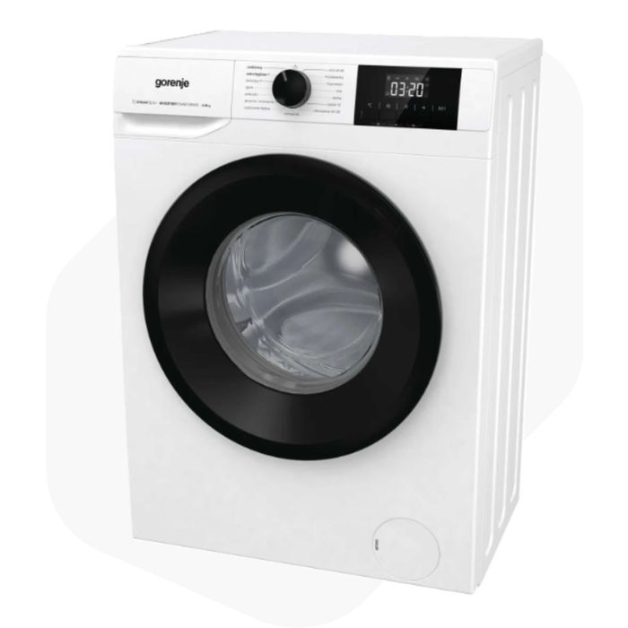 Pralka GORENJE W3NGPI61SBS 6kg 1000obr 43,5cm z Parą Biała 12BH31