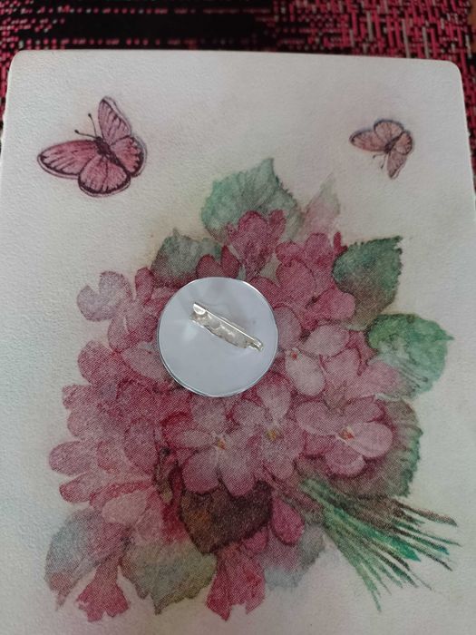 Broszka niebieska. Nowa.