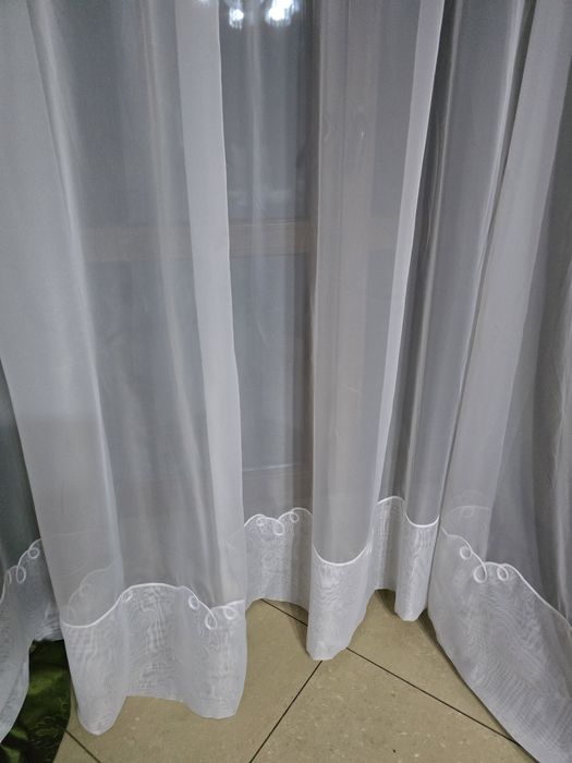 Firanki z metra WOAL KORNELIA wys 270 cm