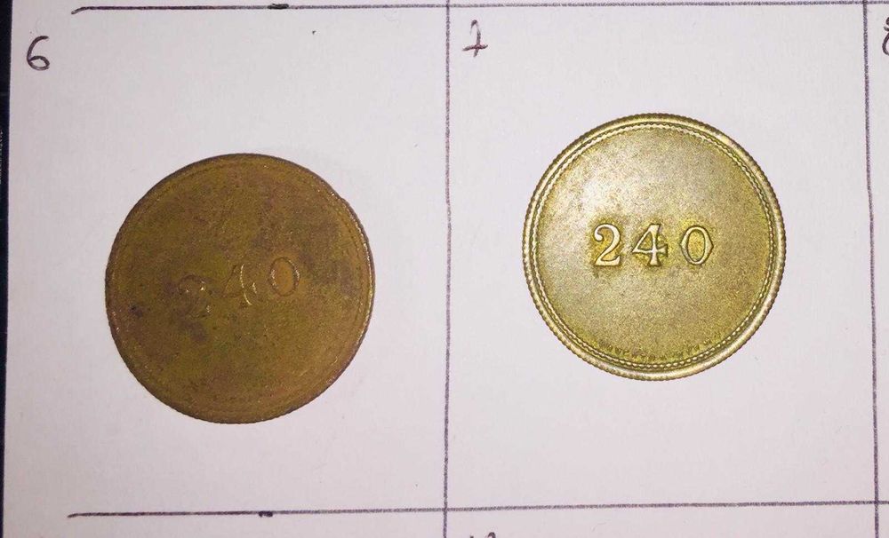 Fichas Raras da Ilha da Madeira/ Tokens
