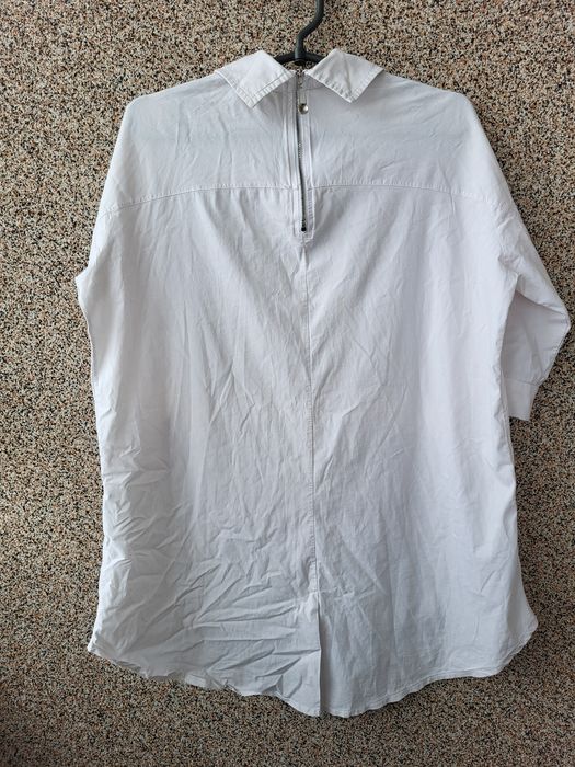 Безкоштовно блузка блуза жіноча біла святкова 44-46 розмір