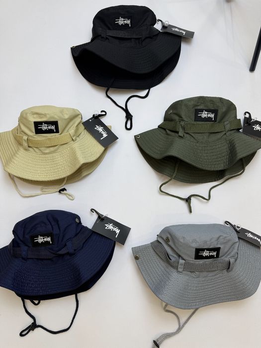 Stussy панама з утяжкою / стуссі стусси панамка на утяжках gorpcore style cap hat