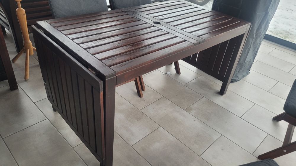 Stół rozkładany ogrodowy Applaro Ikea