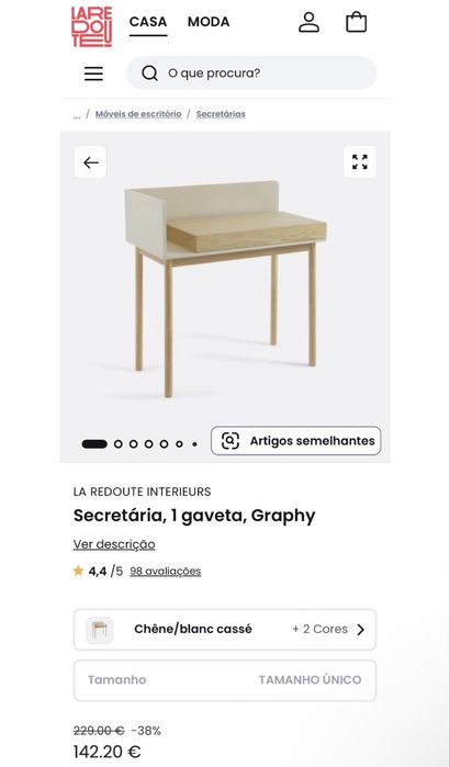 Secretária com 1 gaveta La Redoute