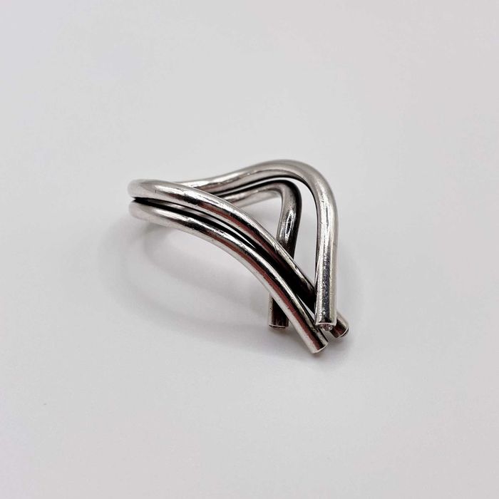 Pierścionek YES Projekt Jan Lekszycki Srebro 925  10,14 g  Rozmiar 18