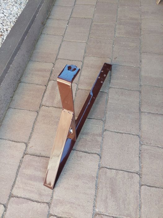 Uchwyt wspornik płotka przeciwśniegowego brązowy H-20 cm