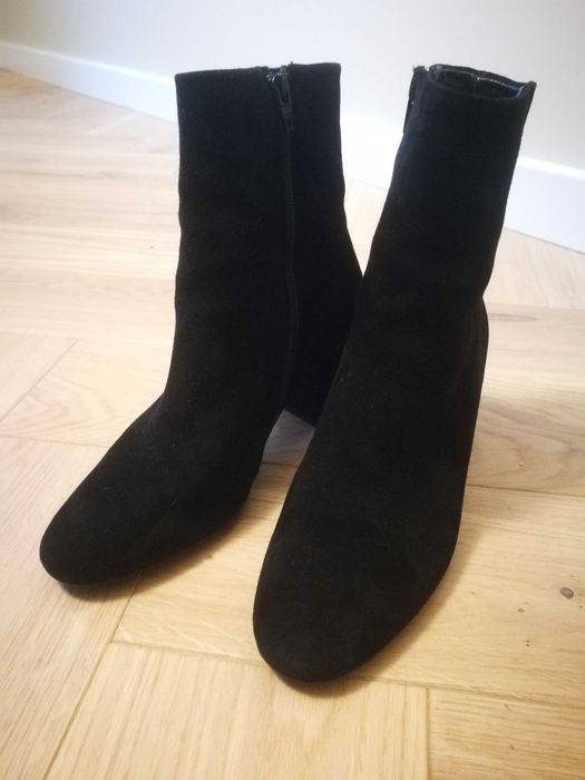 Hogl botki 37,5 zamszowe