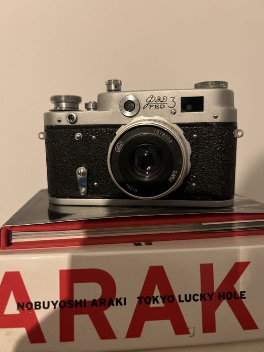 Câmera Fotografica Fed 3 com Fed 52mm f2.8