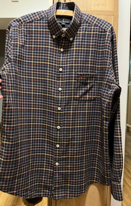 Koszula męska casualowa w kratkę Fynch-Hatton M