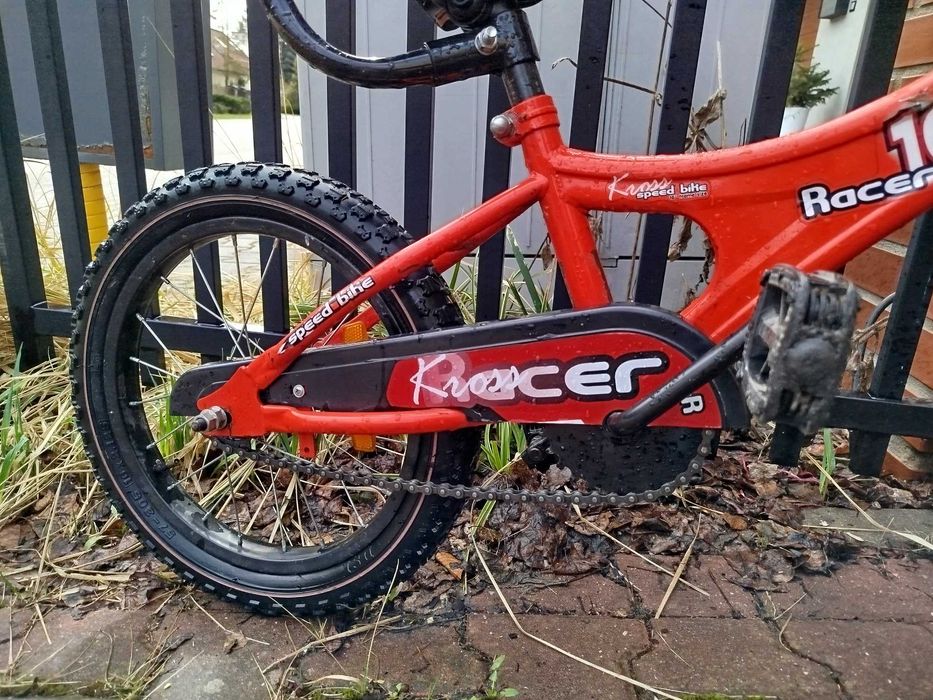Rower dziecięcy uchwyt drążek do nauki Kross Racer 16"