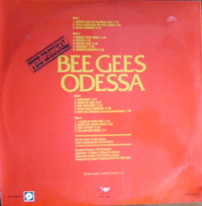Bee Gees	- - - - -	Odessa	- - - - -	2 X LP