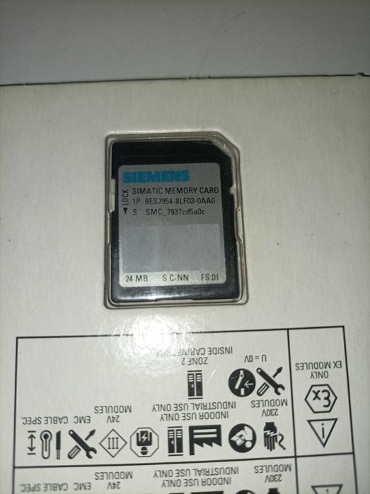 Karta pamięci sterownika plc siemens simatic