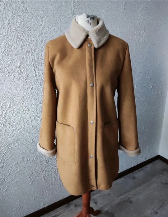 Ciepły kożuch damski 38 M wyjątkowy klasyk Arctic