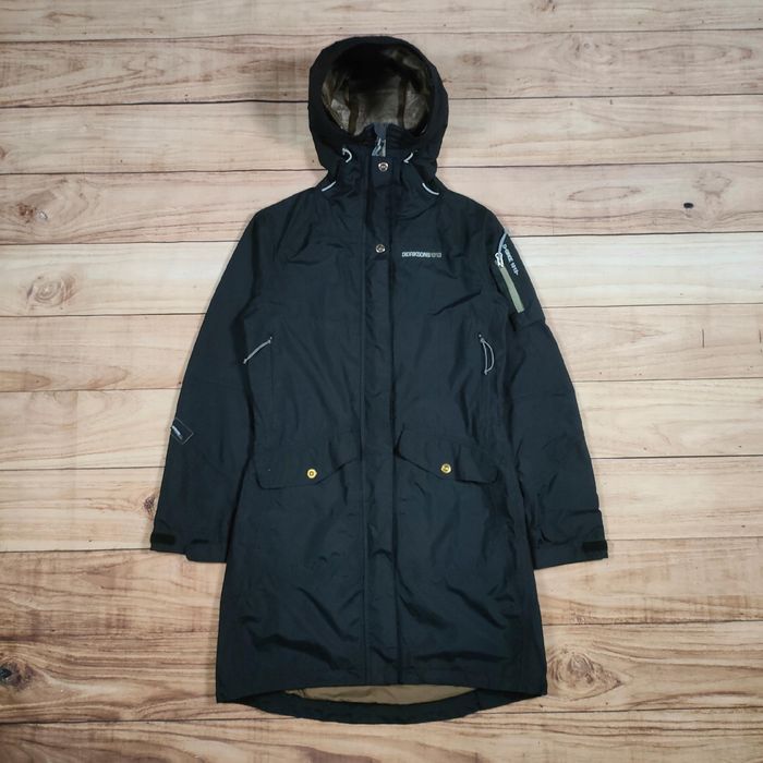 DIDRIKSONS Kurtka Parka Płaszcz Czarna Damska r.34