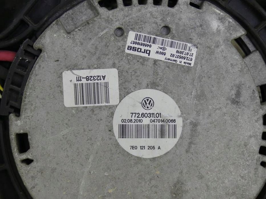 wentylator chłodnicy vw multivan 600w t5 lift t6 2,0tdi 10-15r igła oryg