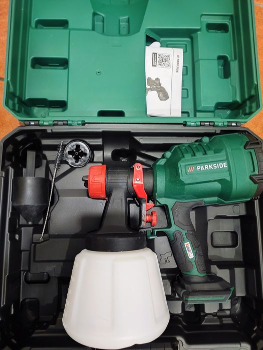 Pistola de Pintura Parkside a bateria
