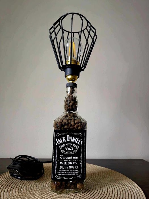 Oryginalna lampka retro z butelki Jack Daniel's