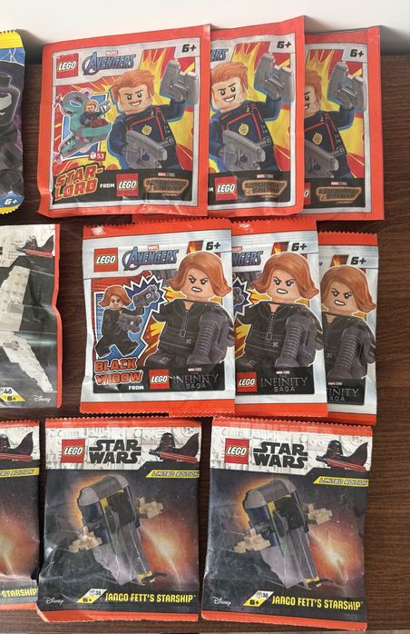 Фігурки Лего Marvel, Star Wars, Ninjago нові