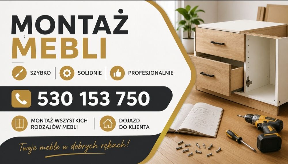 Montaż mebli oraz demontaż