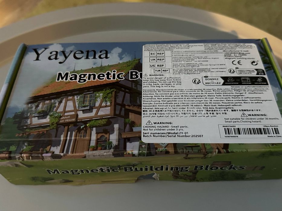 Магнітний конструктор Yayena Magnetic Building Blocks