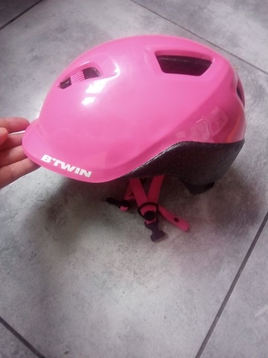 Kask rowerowy Btwin różowy
