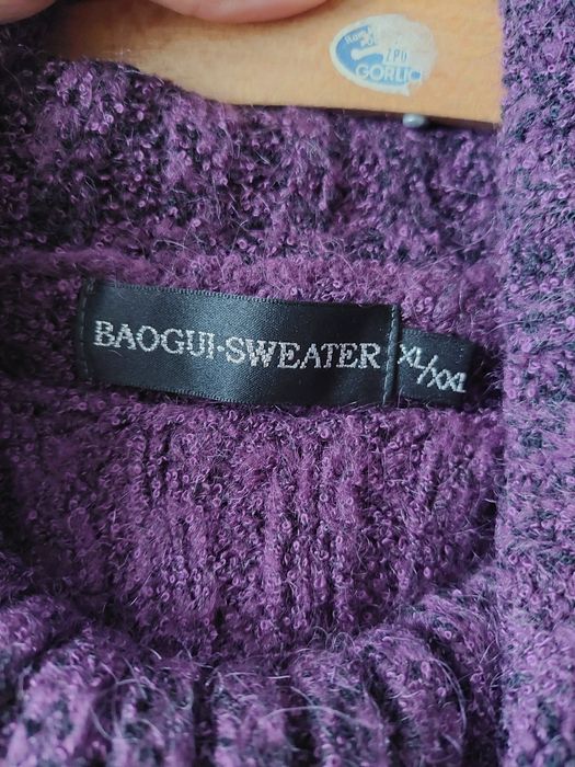 Sweter fioletowy xl/xxl