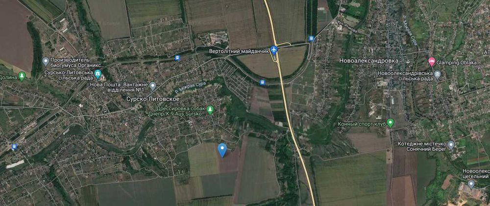 Продам ОСГ 8 га Сурсько-Литовське під овочі або теплиці