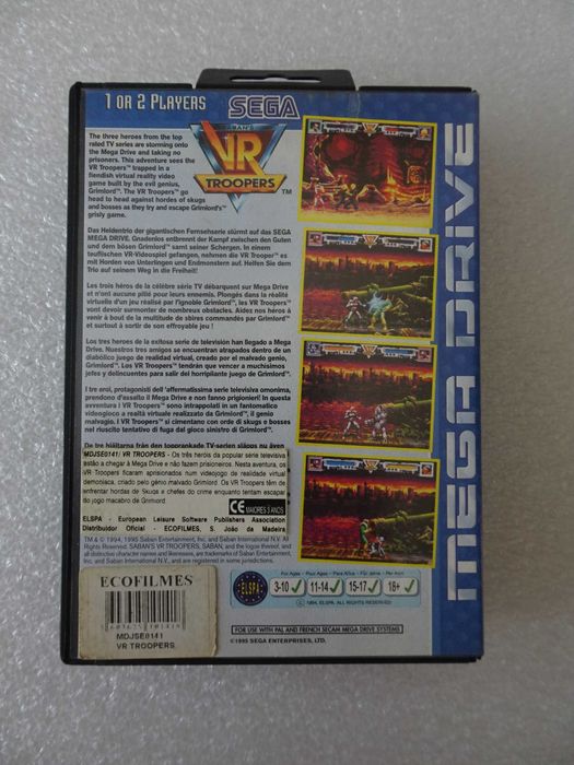Jogo Mega Drive - VR Troopers