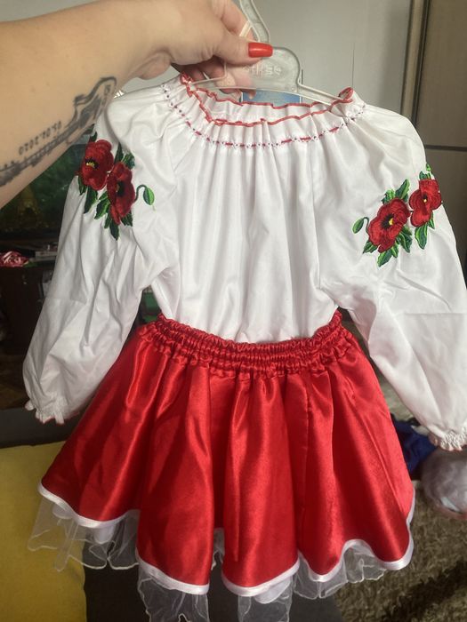 Вишиванка зі спідничкою для дівчинки