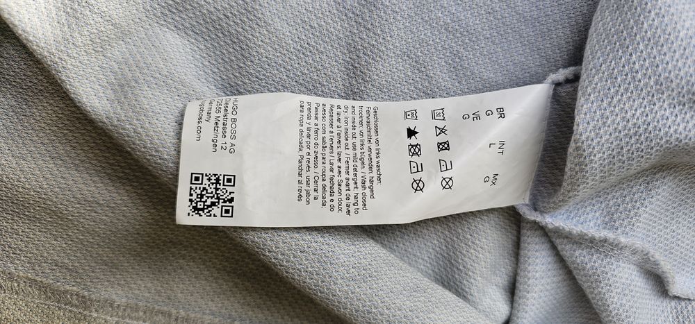 Boss koszulka polo męska rozmiar L wymiary na zdjęciach