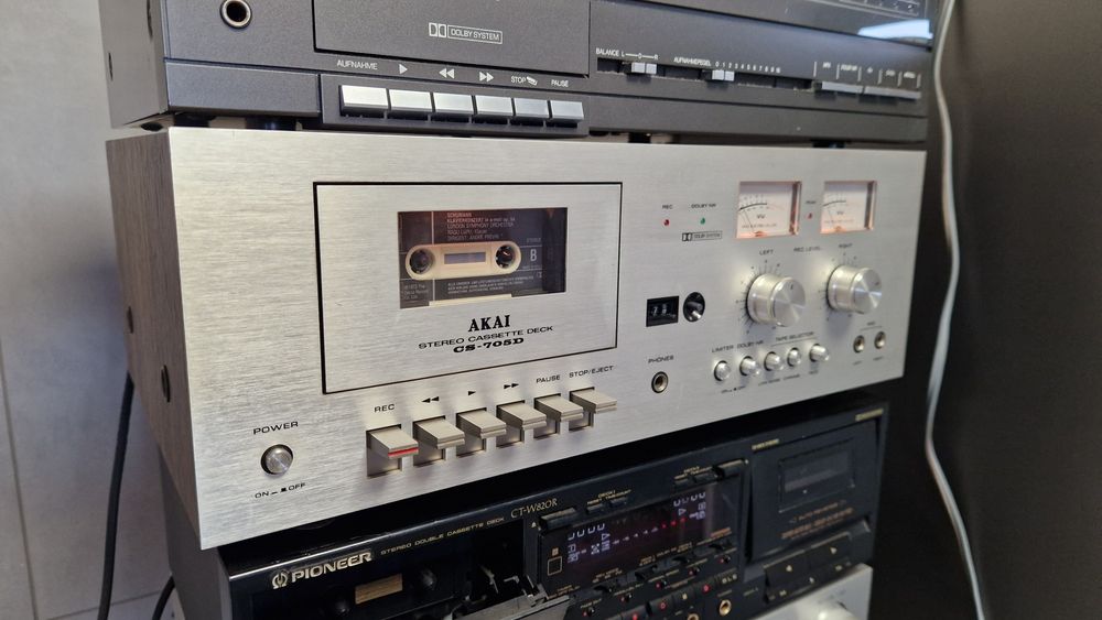 Kaseciak Sony TC-K71 Luxman K112 Pioneer CT W820R  Akai CS 705D