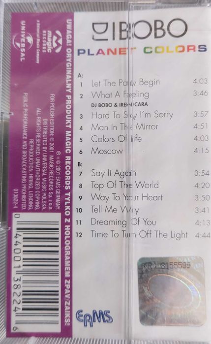 Jon Secada,K.D Lang,Ricky Martin,Liza Minnelli,Patrick Nuo,DJ Bobo
