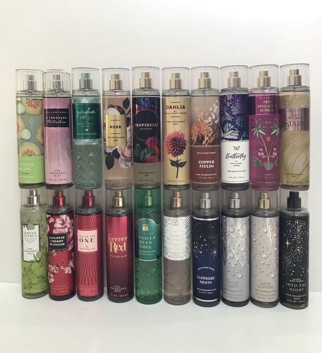 Гель для душу, міст, крем для тіла, лосьйон Bath and body works