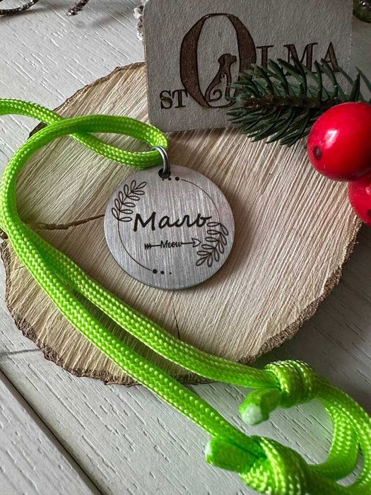 Жетон адресники для собак та котів, жетон для тварин