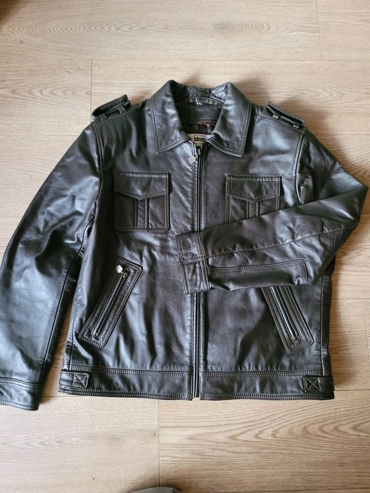 Kurtka skórzana męska