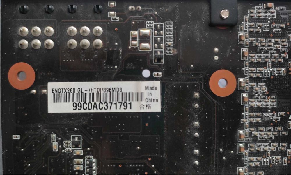 ASUS GL GTX260 896MB karta graficzna, sprawna